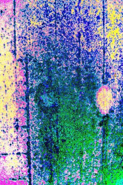 soyut neon renkleri çizik ve çatlaklarla duvar kağıdı deseni 