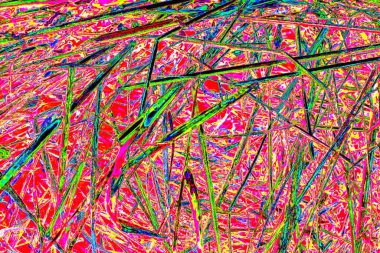 Soyut neon renkler çizik ve çatlaklarla dokulu duvar. 