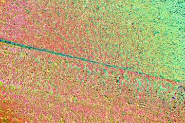 Çizik ve çatlaklarla metal doku 