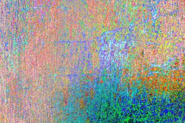 Yaratıcı soyut sanat eserleri, renkli doku arka planına sahip rustik duvarları kopyala