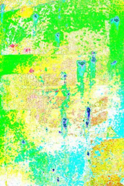 soyut neon renkleri çizik ve çatlaklarla duvar kağıdı deseni 