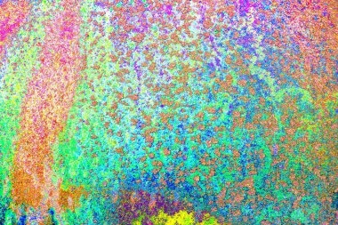 Yaratıcı soyut sanat eserleri, renkli doku arka planına sahip rustik duvarları kopyala