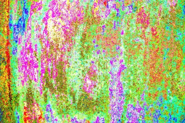 soyut neon renkleri çizik ve çatlaklarla duvar kağıdı deseni 