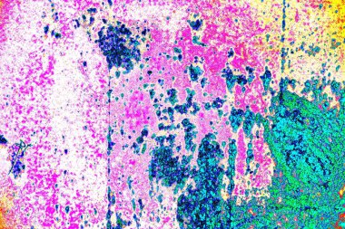 soyut neon renkleri çizik ve çatlaklarla duvar kağıdı deseni 