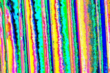 Soyut neon renkler çizik ve çatlaklarla dokulu duvar. 