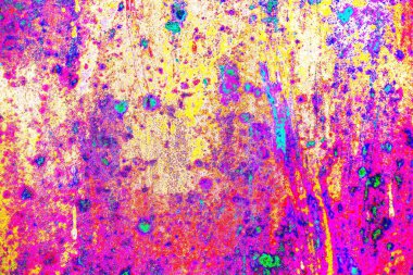 Çizik ve çatlaklarla metal doku 