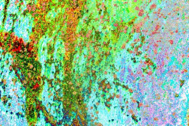 Yaratıcı soyut sanat eserleri, renkli doku arka planına sahip rustik duvarları kopyala