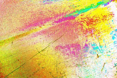 soyut neon renkleri çizik ve çatlaklarla duvar kağıdı deseni 