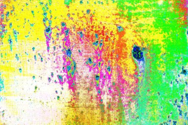 soyut neon renkleri çizik ve çatlaklarla duvar kağıdı deseni 