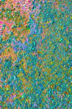 Yaratıcı soyut sanat eserleri, renkli doku arka planına sahip rustik duvarları kopyala