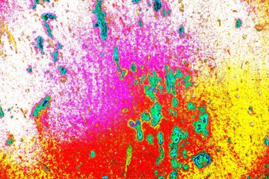 soyut neon renkleri çizik ve çatlaklarla duvar kağıdı deseni 