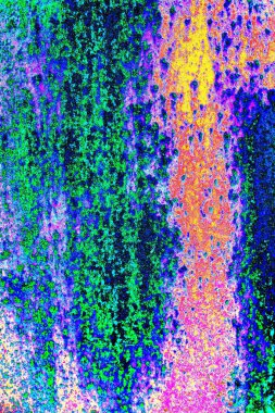 soyut neon renkleri çizik ve çatlaklarla duvar kağıdı deseni 