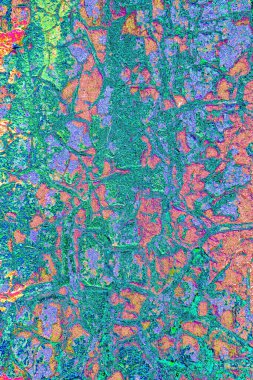 Çizik ve çatlaklarla metal doku 