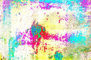 soyut neon renkleri çizik ve çatlaklarla duvar kağıdı deseni 