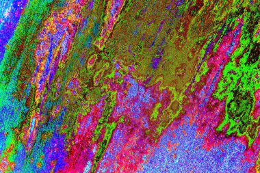 Yaratıcı soyut sanat çalışması, renkli doku arka planına sahip uzay duvar kağıdını kopyala