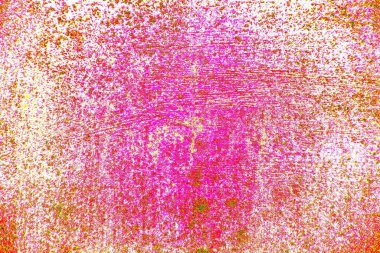 Soyut neon renkler çizik ve çatlaklarla dokulu duvar. 