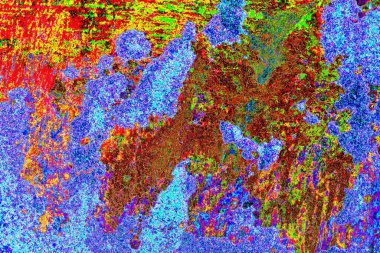 Yaratıcı soyut sanat çalışması, renkli doku arka planına sahip uzay duvar kağıdını kopyala