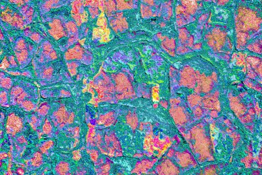 Çizik ve çatlaklarla metal doku 