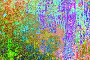 soyut neon renkleri çizik ve çatlaklarla duvar kağıdı deseni 