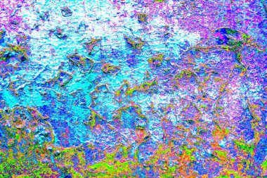 Çizik ve çatlaklarla metal doku 