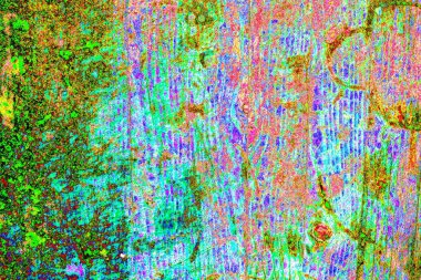 soyut neon renkleri çizik ve çatlaklarla duvar kağıdı deseni 