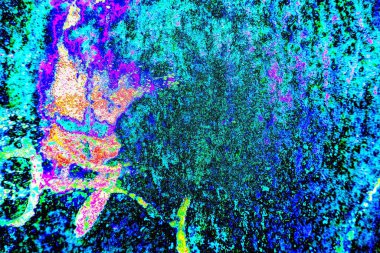 soyut neon renkleri çizik ve çatlaklarla duvar kağıdı deseni 