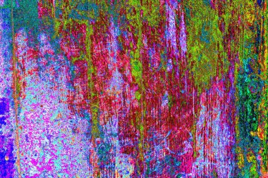 Yaratıcı soyut sanat çalışması, renkli doku arka planına sahip uzay duvar kağıdını kopyala