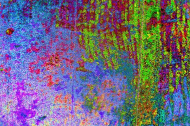 Yaratıcı soyut sanat çalışması, renkli doku arka planına sahip uzay duvar kağıdını kopyala