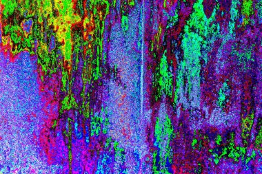 Yaratıcı soyut sanat çalışması, renkli doku arka planına sahip uzay duvar kağıdını kopyala