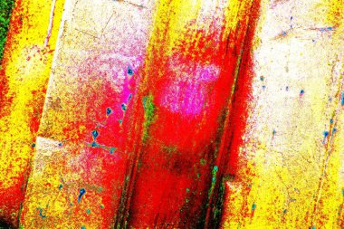 soyut neon renkleri çizik ve çatlaklarla duvar kağıdı deseni 