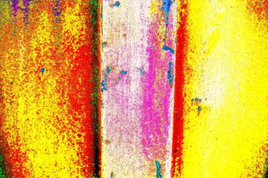 soyut neon renkleri çizik ve çatlaklarla duvar kağıdı deseni 