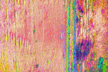 soyut neon renkleri çizik ve çatlaklarla duvar kağıdı deseni 