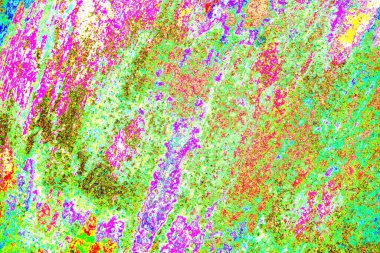 soyut neon renkleri çizik ve çatlaklarla duvar kağıdı deseni 