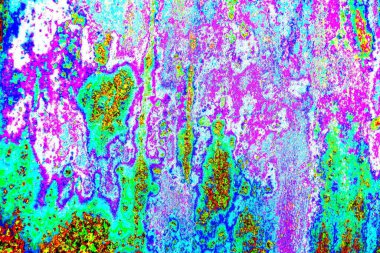 soyut neon renkleri çizik ve çatlaklarla duvar kağıdı deseni 