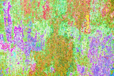 soyut neon renkleri çizik ve çatlaklarla duvar kağıdı deseni 