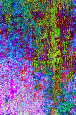 Yaratıcı soyut sanat çalışması, renkli doku arka planına sahip uzay duvar kağıdını kopyala