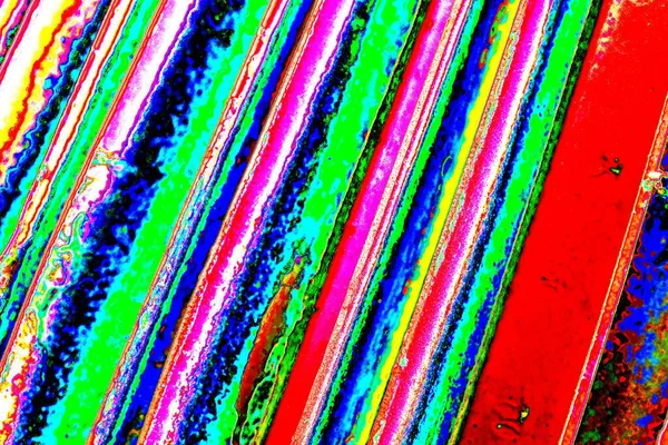 Abstrakt Neon Färger Strukturerad Vägg Med Repor Och Sprickor — Stockfoto