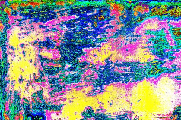 Абстрактні Неонові Кольори Текстури Шпалер Подряпинами Тріщинами — стокове фото