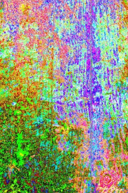 soyut neon renkleri çizik ve çatlaklarla duvar kağıdı deseni 