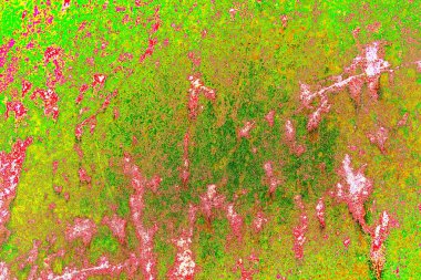 Yaratıcı soyut sanat çalışması, renkli doku arka planına sahip uzay duvar kağıdını kopyala