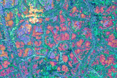 Çizik ve çatlaklarla metal doku 