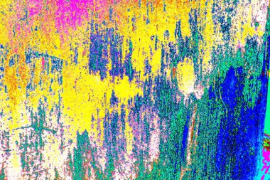 soyut neon renkleri çizik ve çatlaklarla duvar kağıdı deseni 