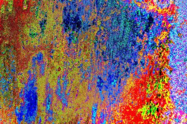 Yaratıcı soyut sanat çalışması, renkli doku arka planına sahip uzay duvar kağıdını kopyala