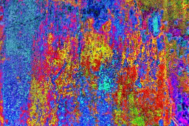 Yaratıcı soyut sanat çalışması, renkli doku arka planına sahip uzay duvar kağıdını kopyala