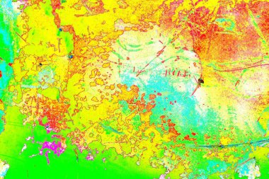 Çizik ve çatlaklarla metal doku 