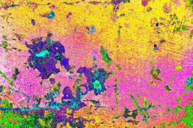 Çizik ve çatlaklarla metal doku 