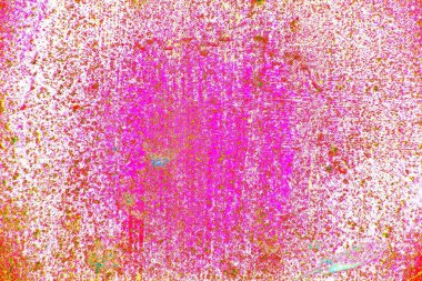 Soyut neon renkler çizik ve çatlaklarla dokulu duvar. 