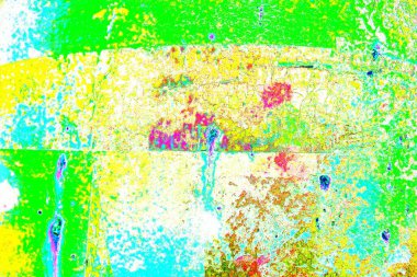 soyut neon renkleri çizik ve çatlaklarla duvar kağıdı deseni 