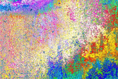 Yaratıcı soyut sanat eserleri, renkli doku arka planına sahip rustik duvarları kopyala