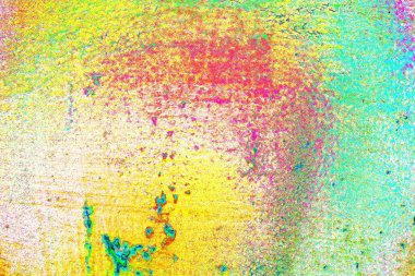 soyut neon renkleri çizik ve çatlaklarla duvar kağıdı deseni 